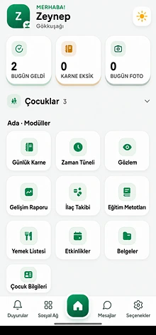 ODYKID ana ekran